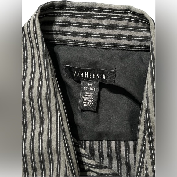 Mens Van Heusen Casual Button Up Shirt - Picture 3 of 3